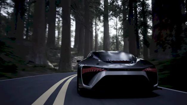 LEXUS ELECTRIFIED SPORT Back