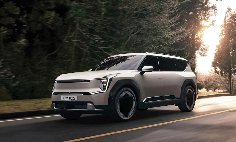 KIA EV9 dall'esterno