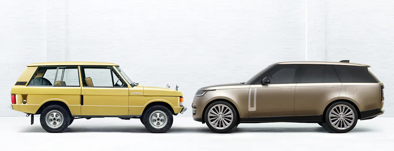 Alter und neuer Land Rover