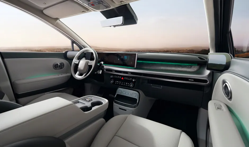 Vista dell'abitacolo della nuova Hyundai IONIQ 9