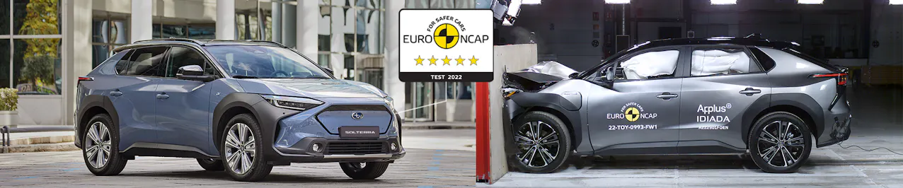 Test de sécurité Subaru Solterra