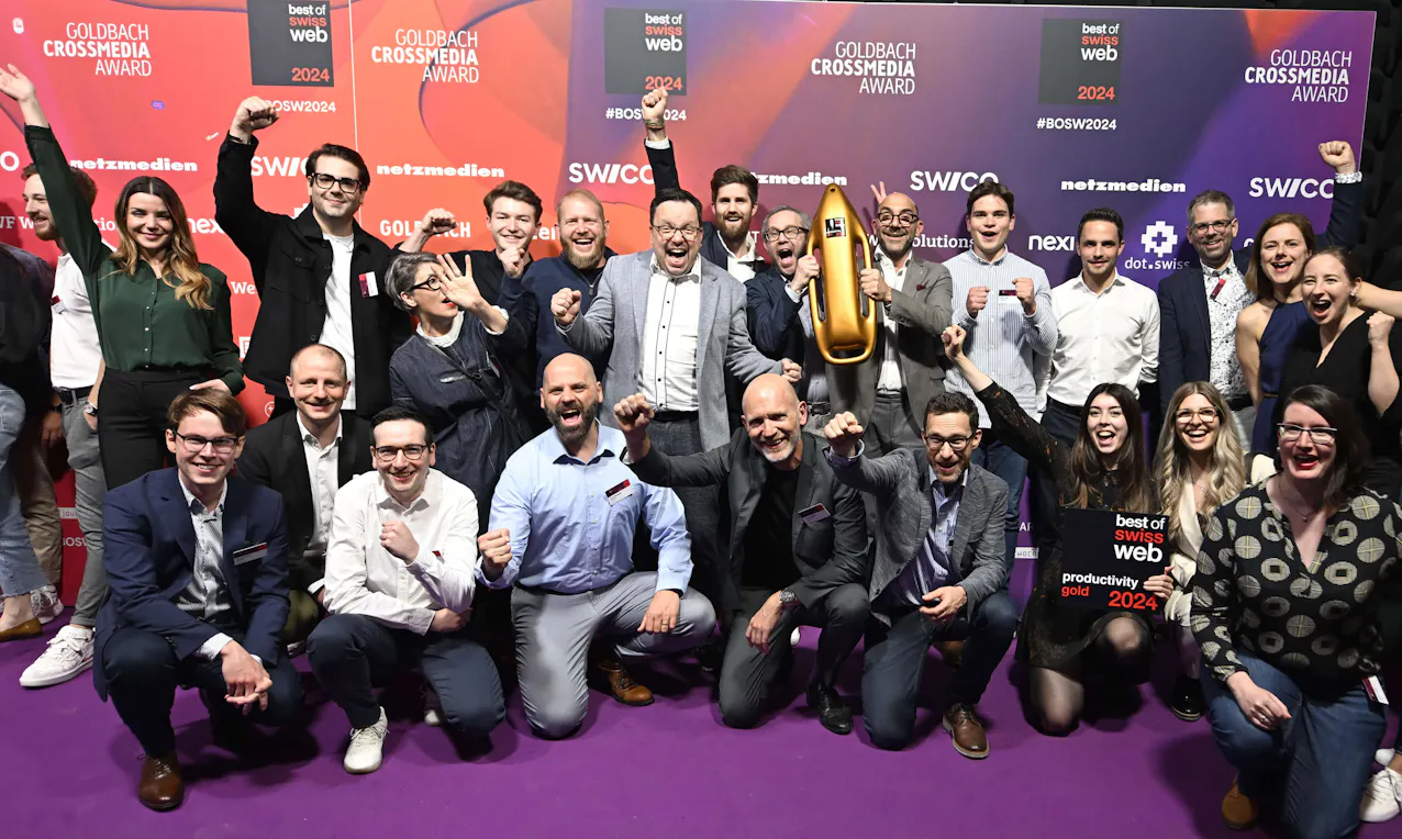 Il team Carmarket è stato premiato con il Best of Swiss Award