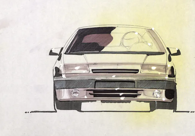 CITROËN XANTIA Skizze