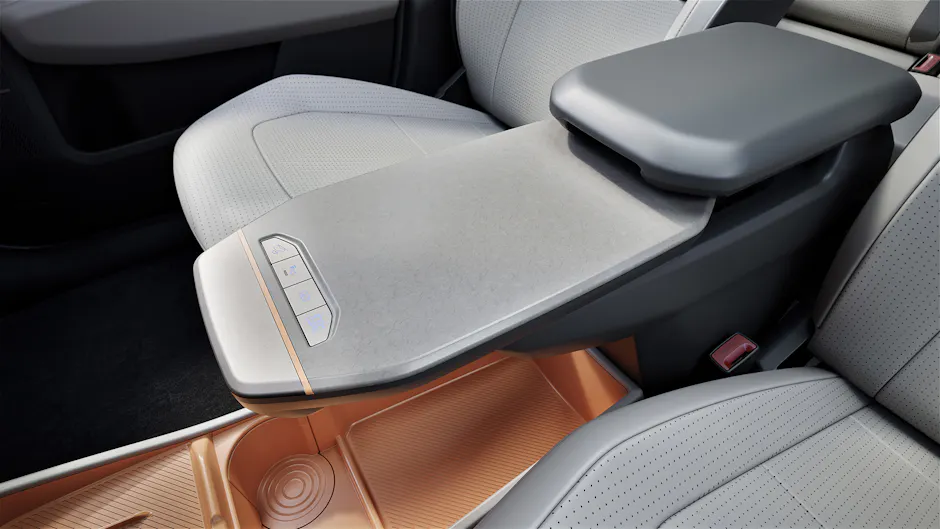 Mittelkonsole neuer Kia EV3