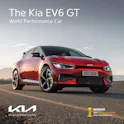 Kia EV6 GT en rouge