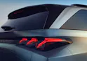 Feux arrière Vue détaillée de la nouvelle Peugeot E-5008