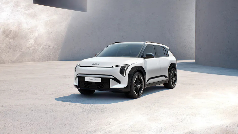 Neuer Kia EV3 GT-Line von vorne
