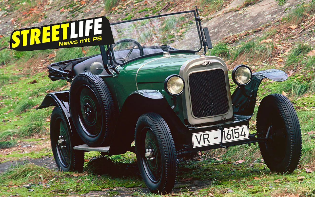 Streetlife News con PS, auto d'epoca Opel in verde