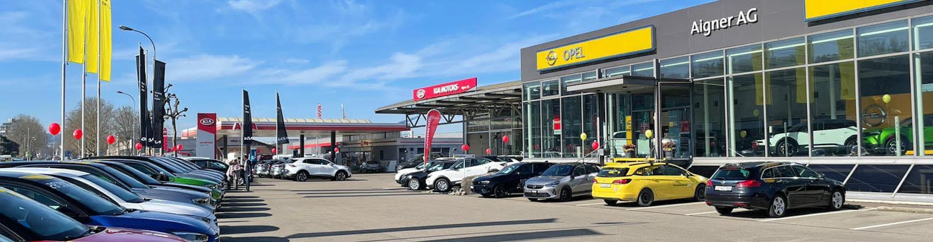 Garage, Aussen, Autos, Opel