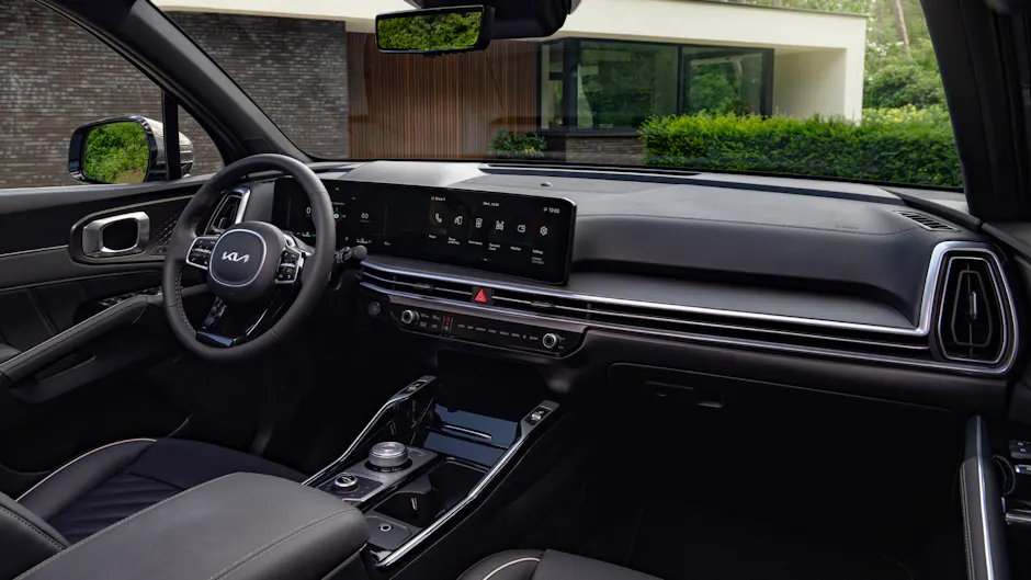 Weisser Kia Sorento Interieur