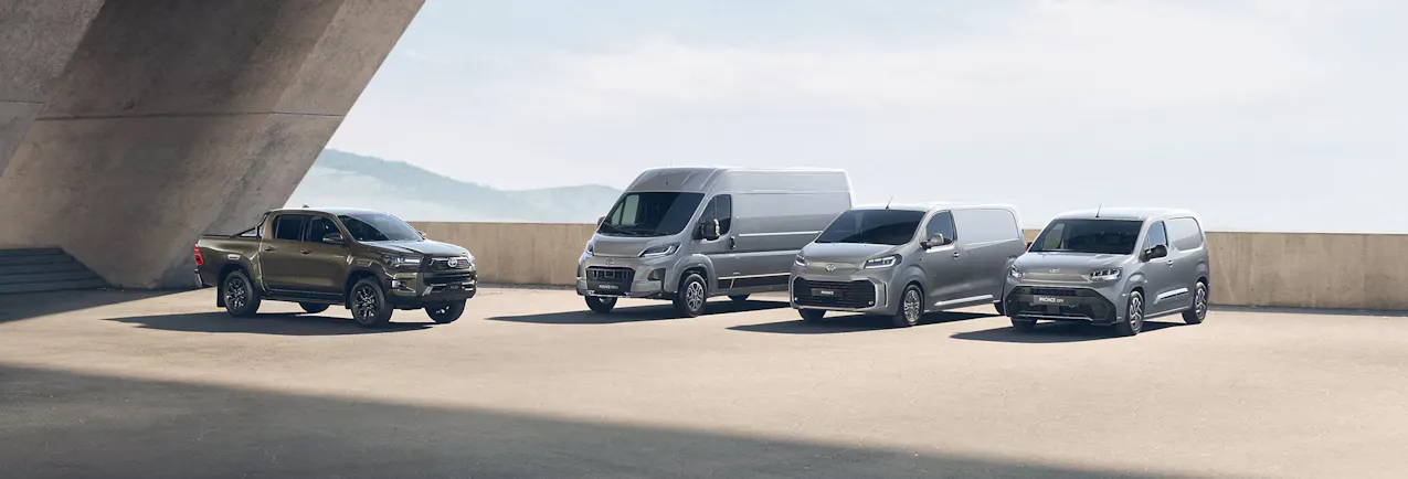 Ligne de modèles Toyota Professional