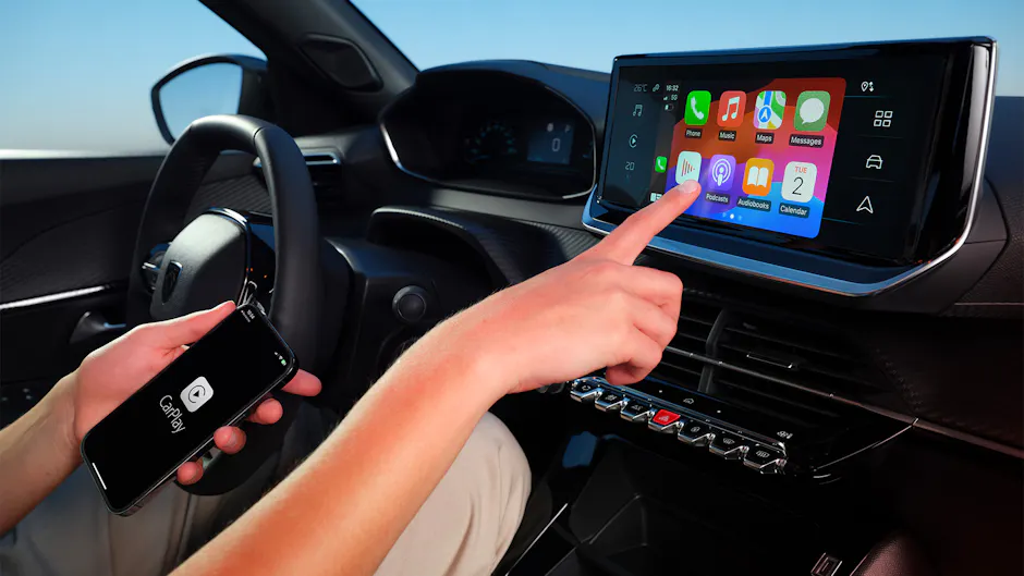 Peugeot 2008 Innenraum, Apple Carplay 