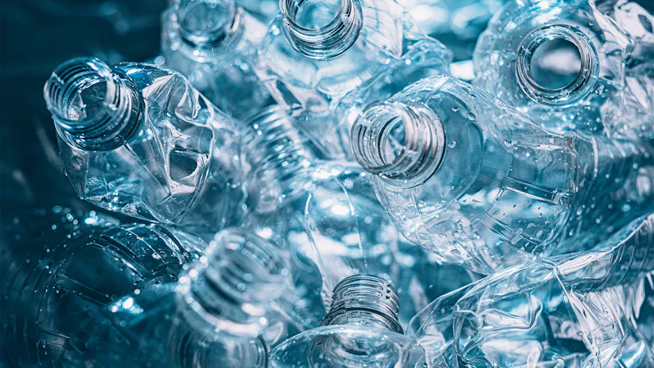 Pet-Flaschen für das Recycling, Nachhaltigkeit Kia
