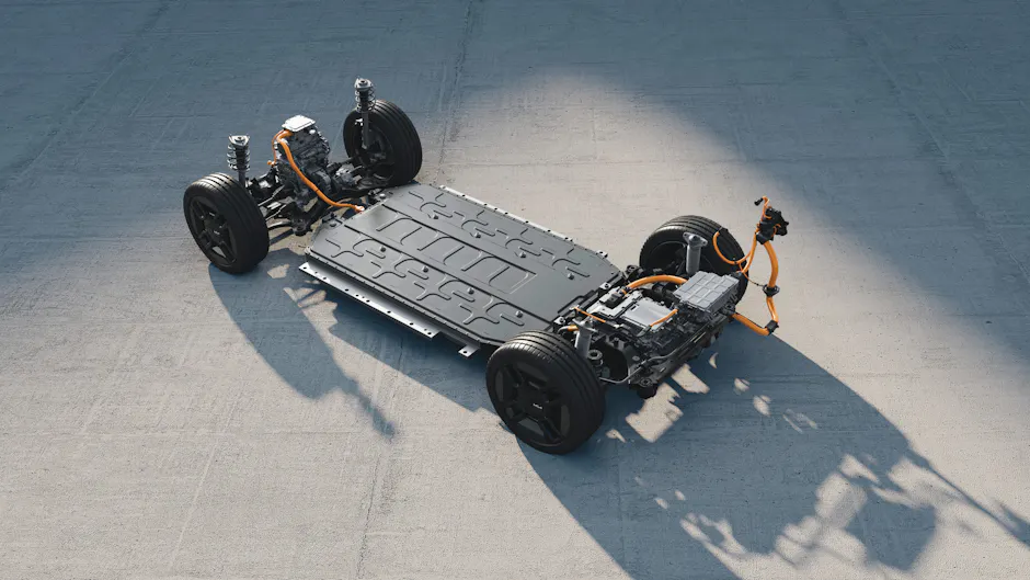 Plate-forme Kia EV9 avec Battery Back