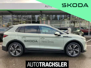 Grüner Skoda Auto Trachsler