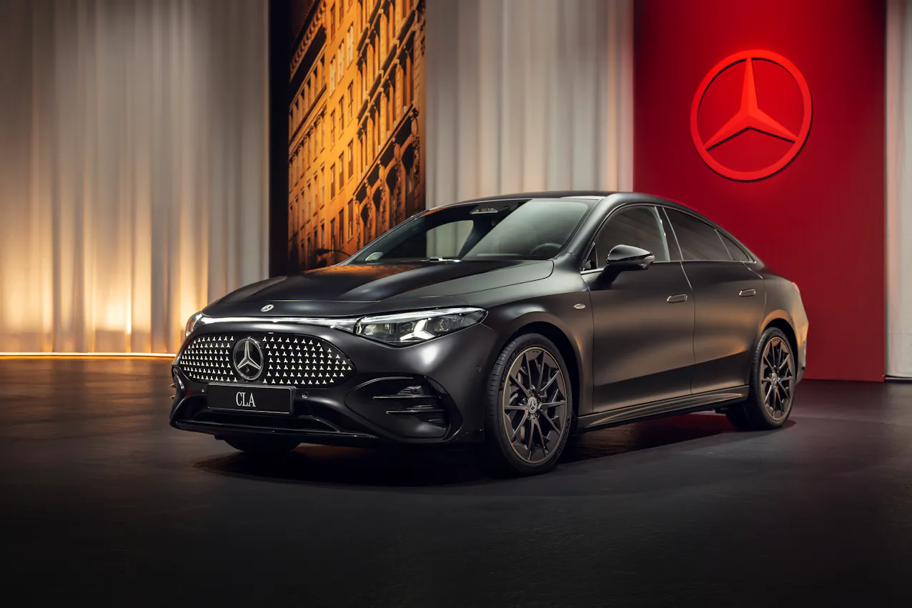 Elegante Silhouette des neuen Mercedes-Benz CLA