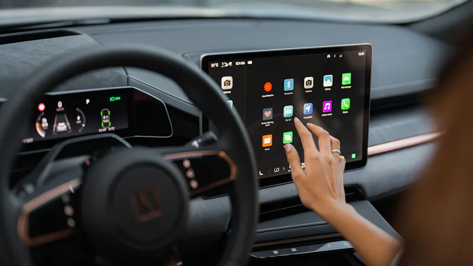 Interni Zeekr con display touch digitale