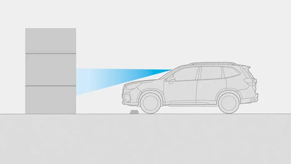 Assistente di guida Subaru con rilevamento ostacoli
