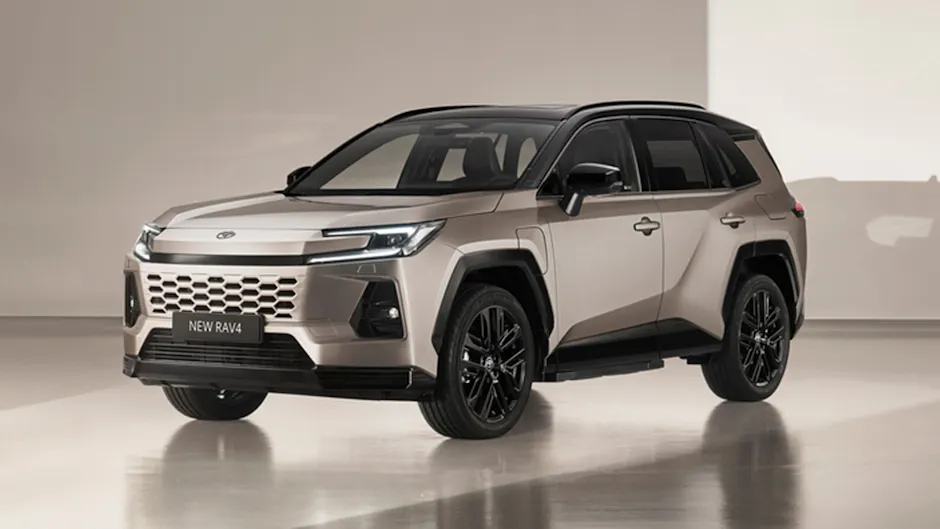 Le nouveau Toyota RAV4 en beige