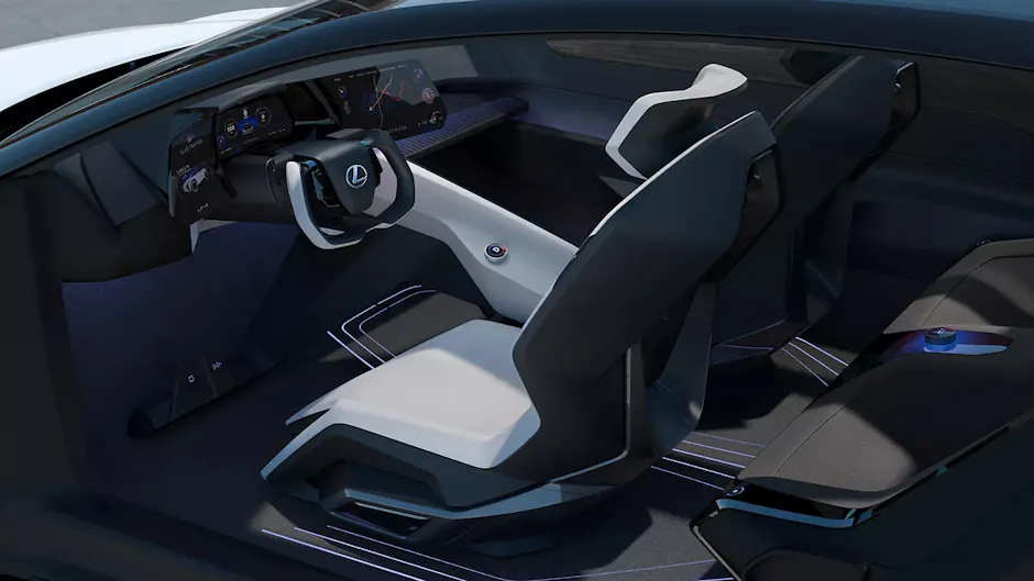 L'intérieur d'un concept-car Lexus