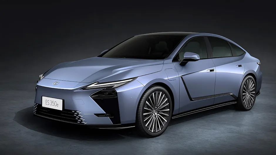 Lexus ES 350e in elegantem Blau