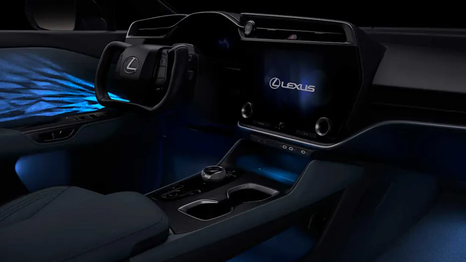 Lexus LS Interieur in Schwarz