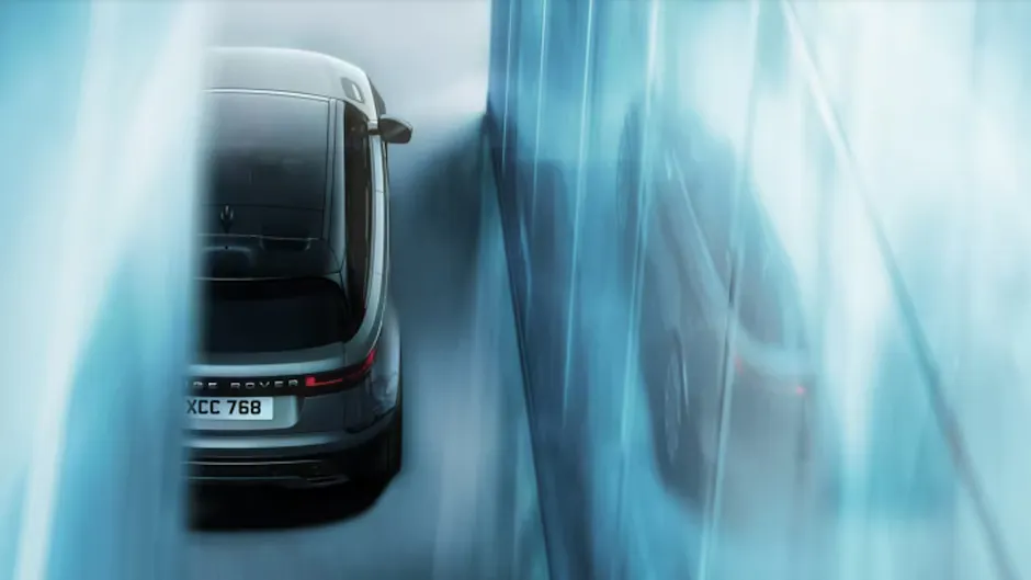 Range Rover vu d'en haut 