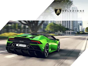 Lamborghini en vert