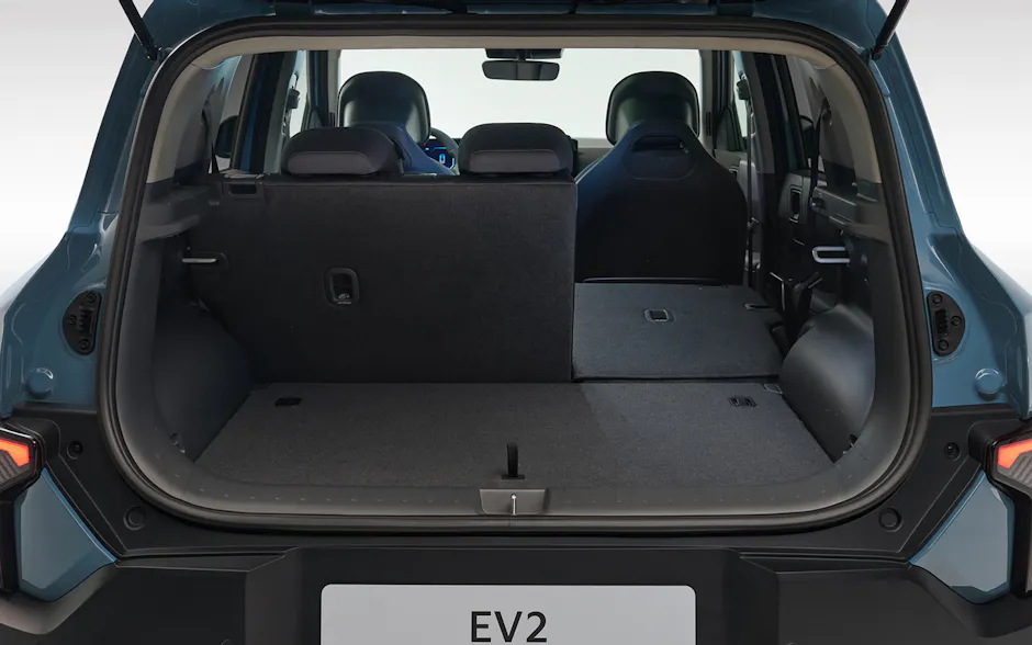 Kia EV2 Kofferraum geöffnet