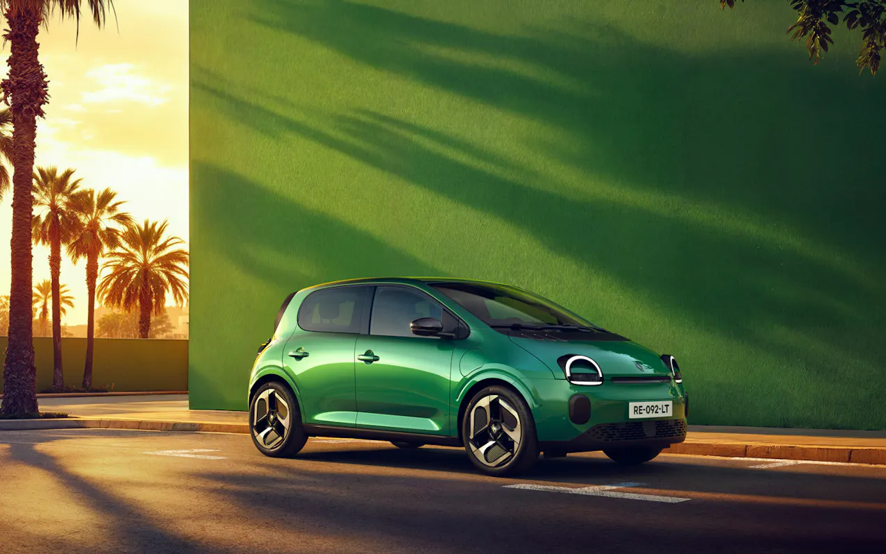 Renault Twingo E-Tech in Grün