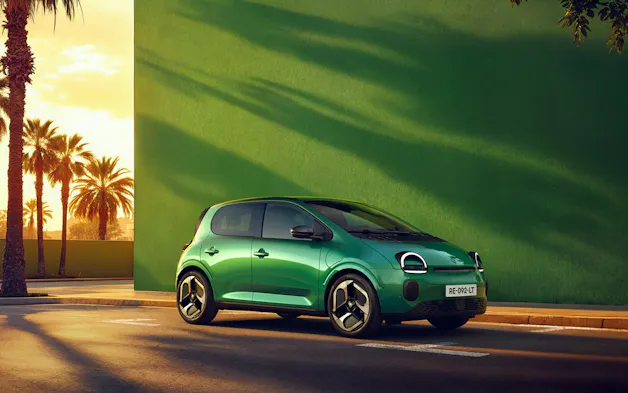 Renault Twingo E-Tech in Grün