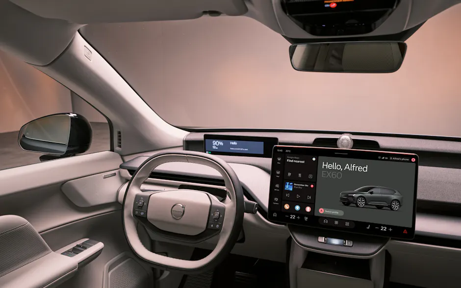 Volvo EX60 Cockpit