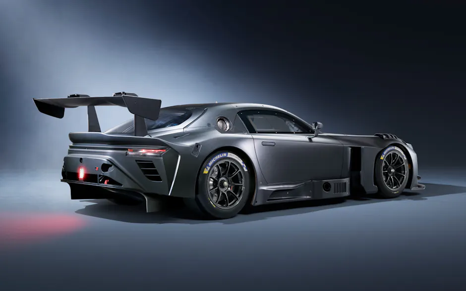 Toyota GR GT3 von hinten, Heck