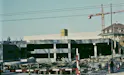 Das Grabengut Parkhaus in Thun, vor dem Parkhaus eine Baustelle