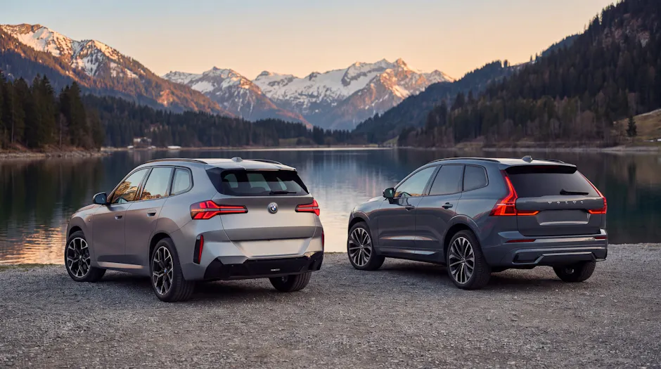 BMW X3 Volvo XC60 Rear