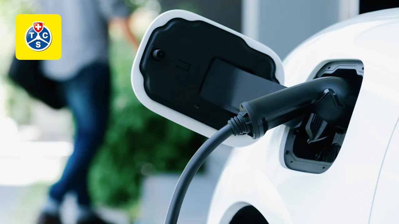Elektroauto am laden