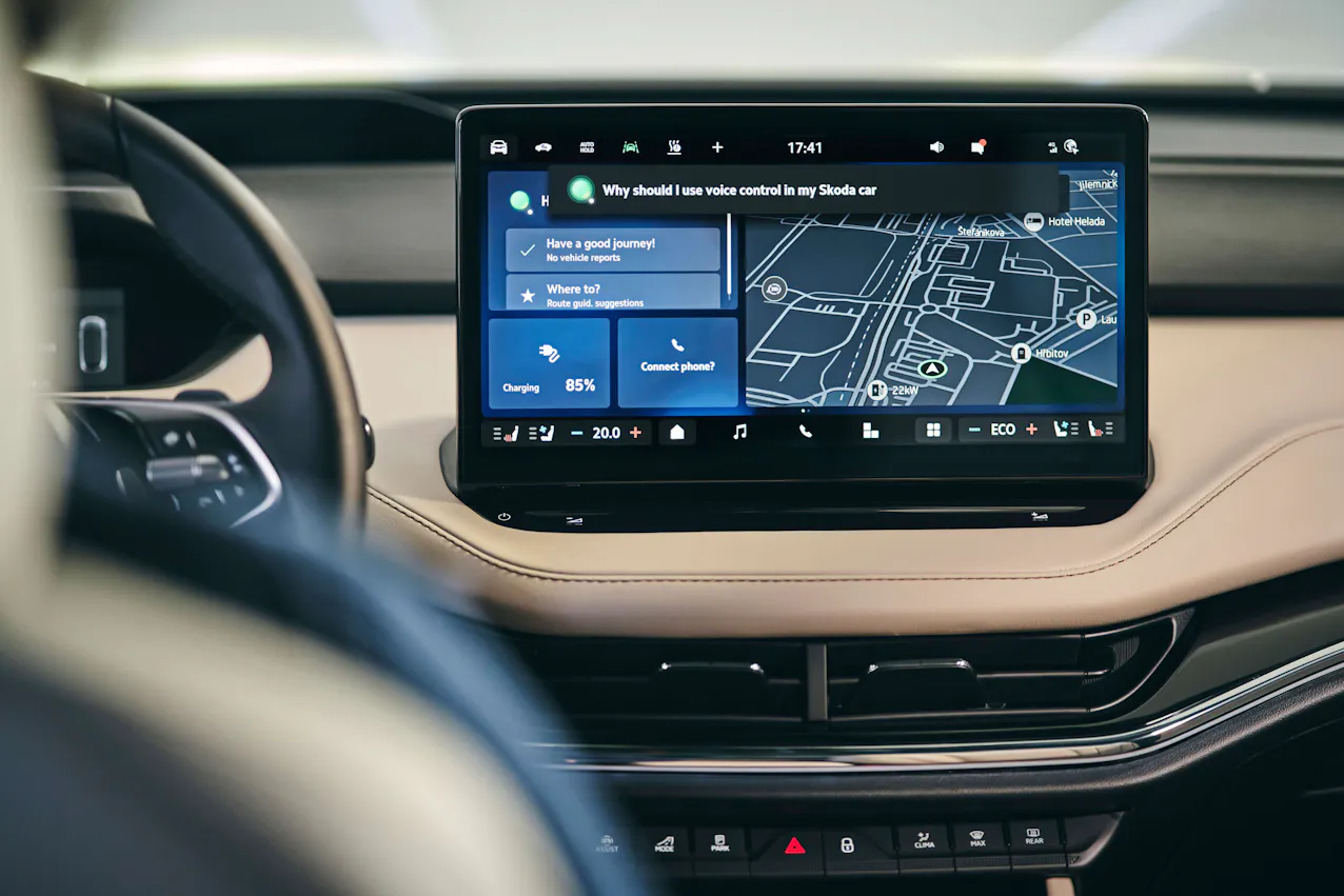 Skoda Infotainment mit künstlicher Intelligenz