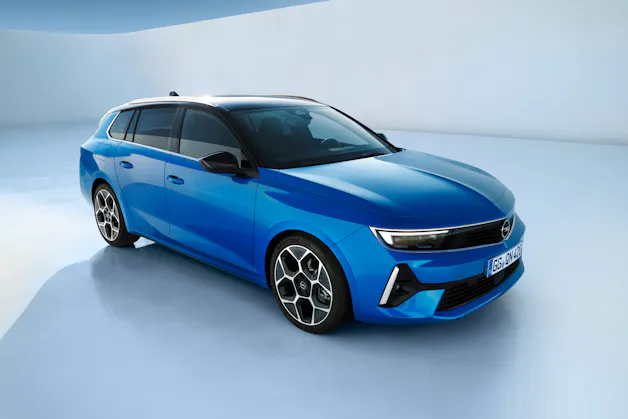 Opel Astra Sports Tourer blue