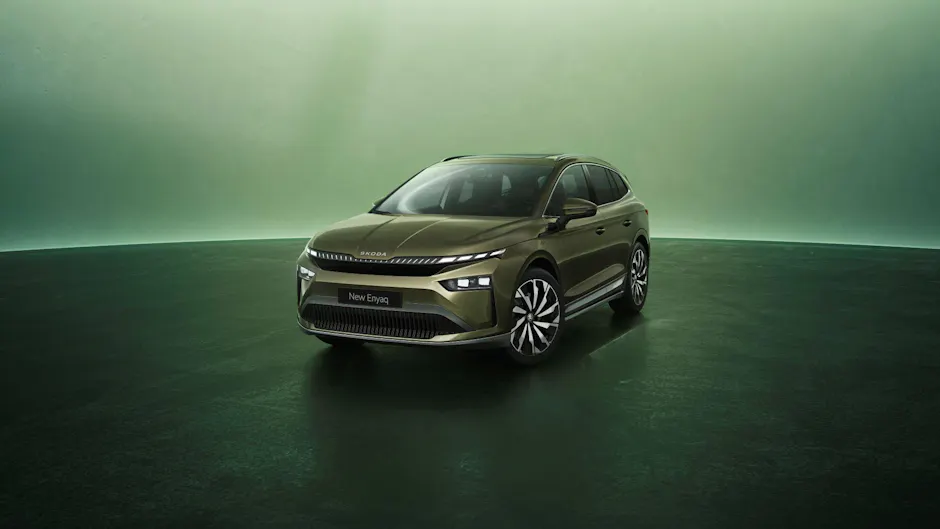 Neuer Škoda Enyaq von vorne