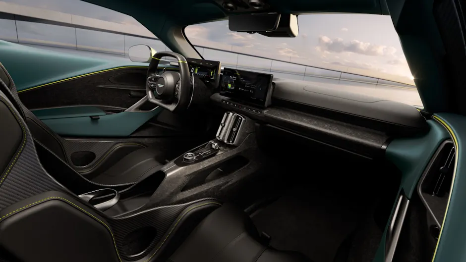 Interni della Aston Martin Valhalla